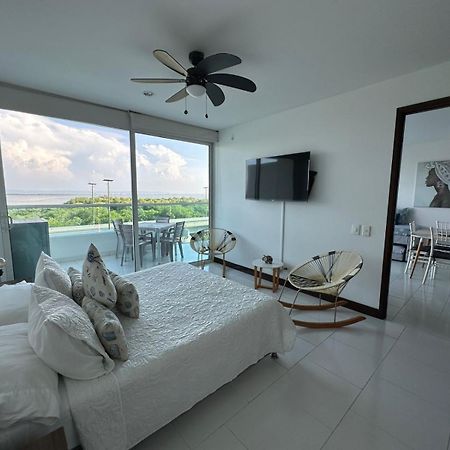Apartament Espectacular Apto En Cartagena Con Salida Directa A La Playa Zewnętrze zdjęcie