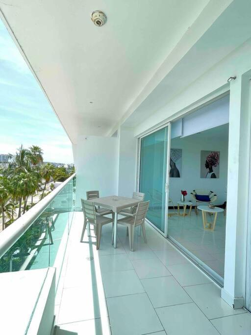 Apartament Espectacular Apto En Cartagena Con Salida Directa A La Playa Zewnętrze zdjęcie