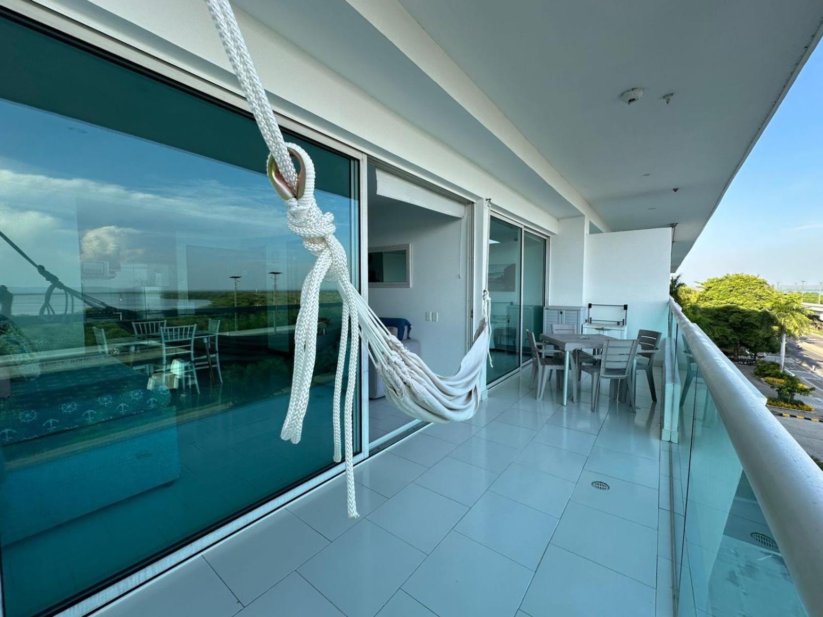 Apartament Espectacular Apto En Cartagena Con Salida Directa A La Playa Zewnętrze zdjęcie