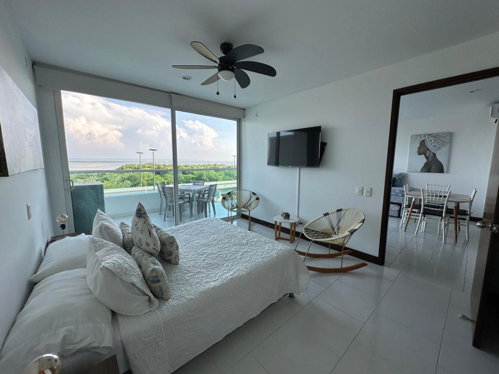 Apartament Espectacular Apto En Cartagena Con Salida Directa A La Playa Zewnętrze zdjęcie