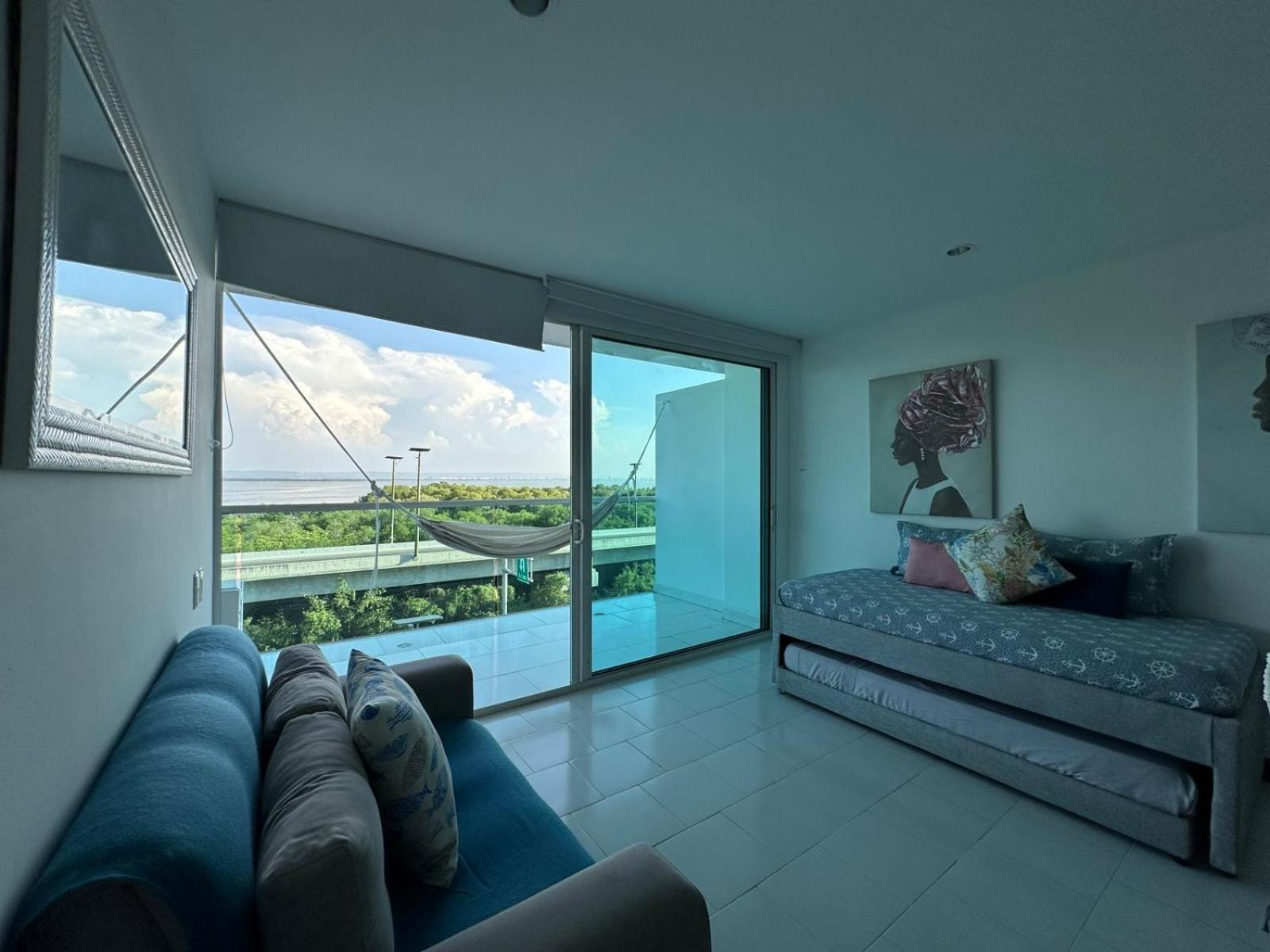 Apartament Espectacular Apto En Cartagena Con Salida Directa A La Playa Zewnętrze zdjęcie