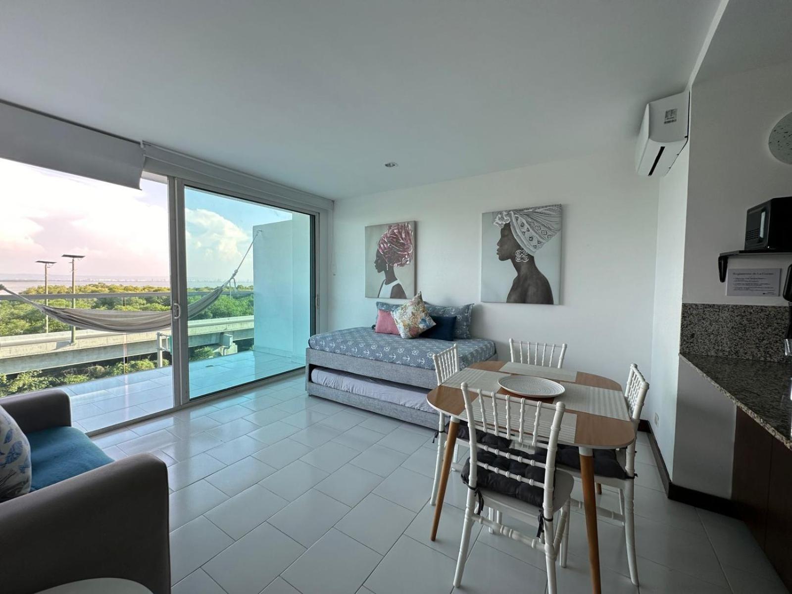 Apartament Espectacular Apto En Cartagena Con Salida Directa A La Playa Zewnętrze zdjęcie